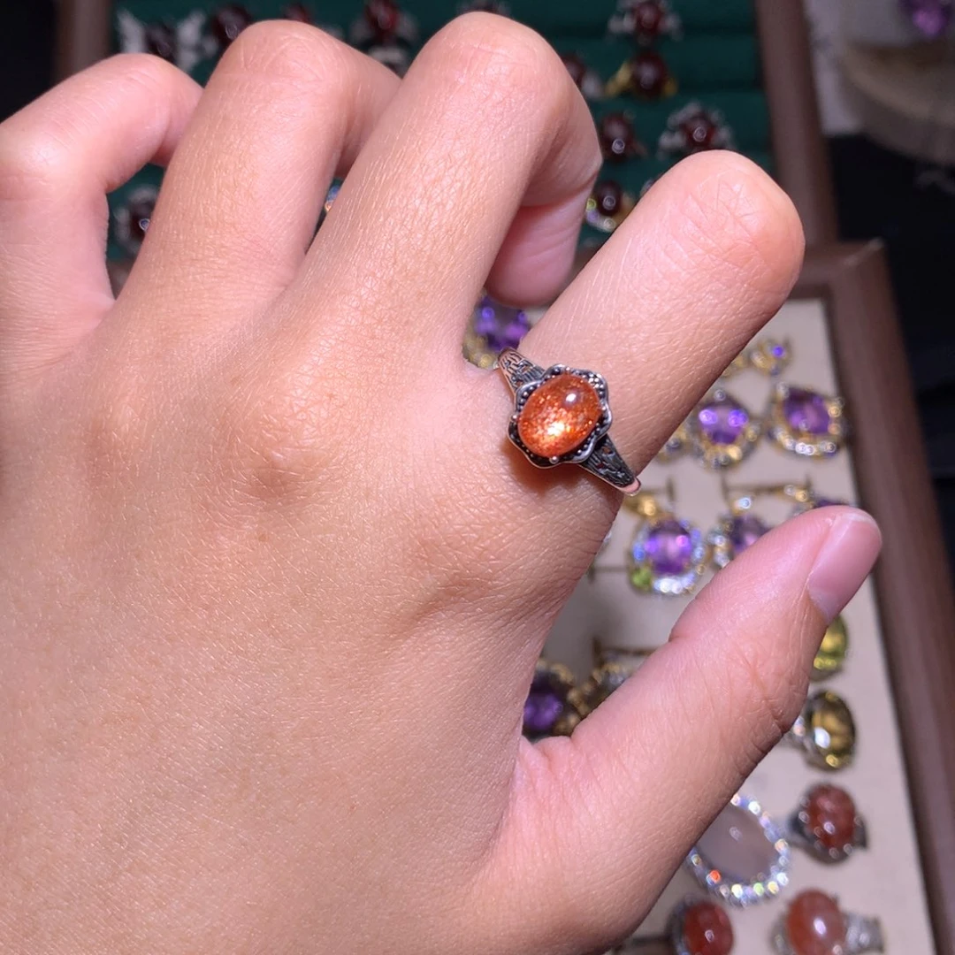 【闪购商品】银S925镶嵌戒指水晶