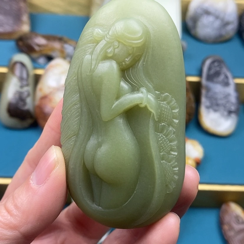 【闪购商品】未镶嵌和田玉把件润*峰定制