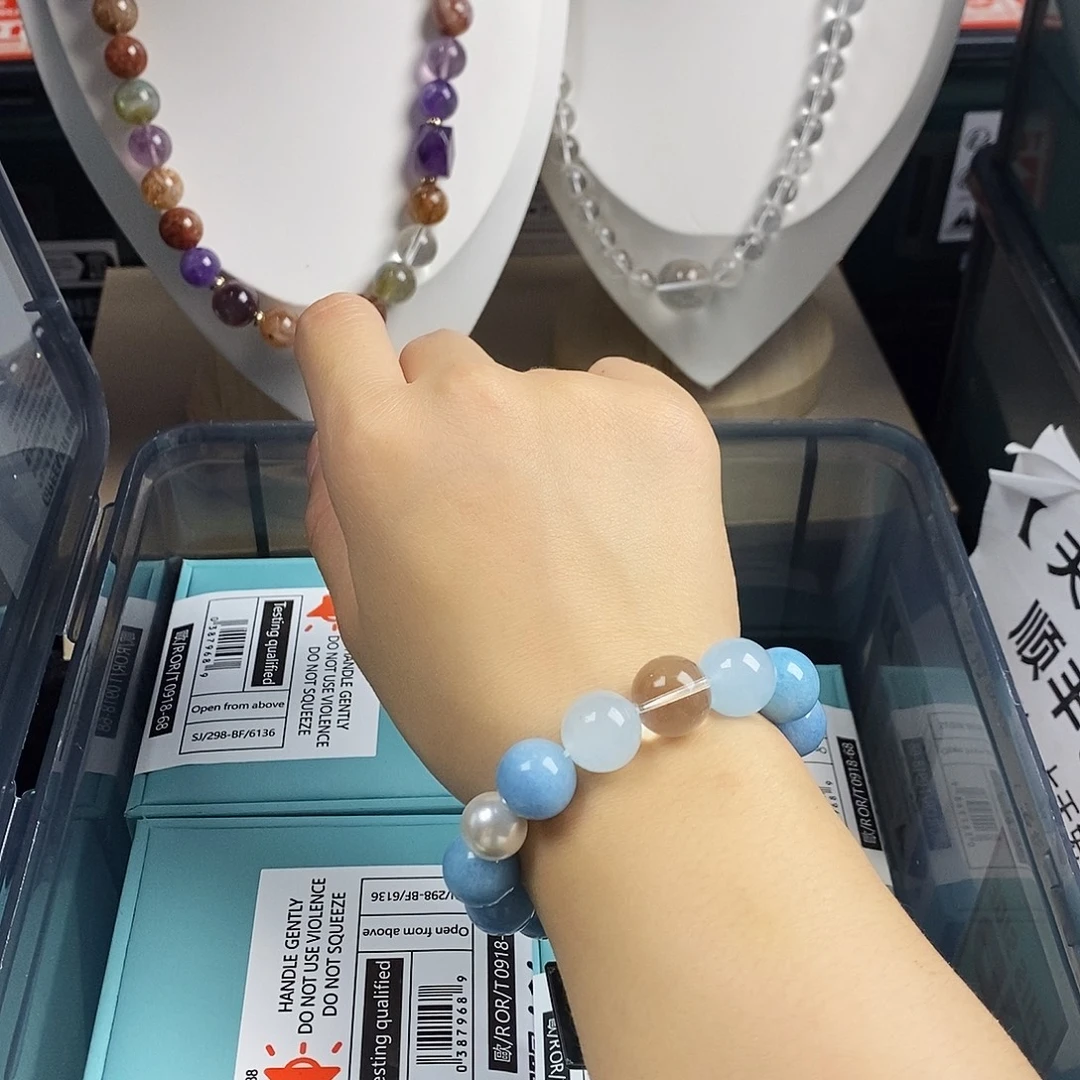 银S925镶嵌手链水晶