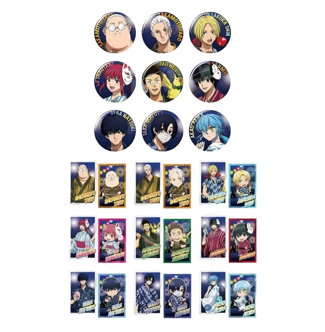 【代拆】坂本日常夏日祭浴衣系列吧唧/拍立得盲盒