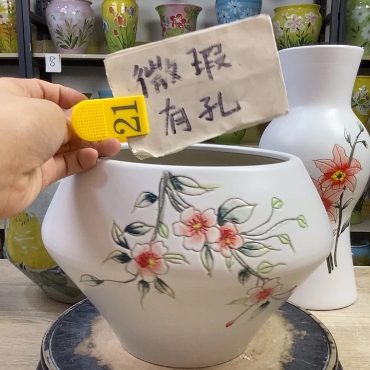 景德镇高温陶瓷花盆