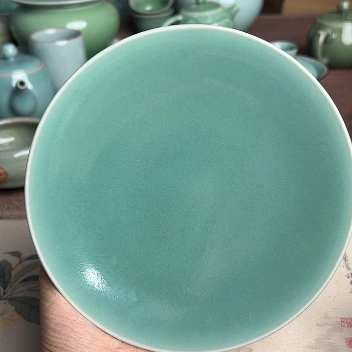 龙泉云间青瓷小米茶器