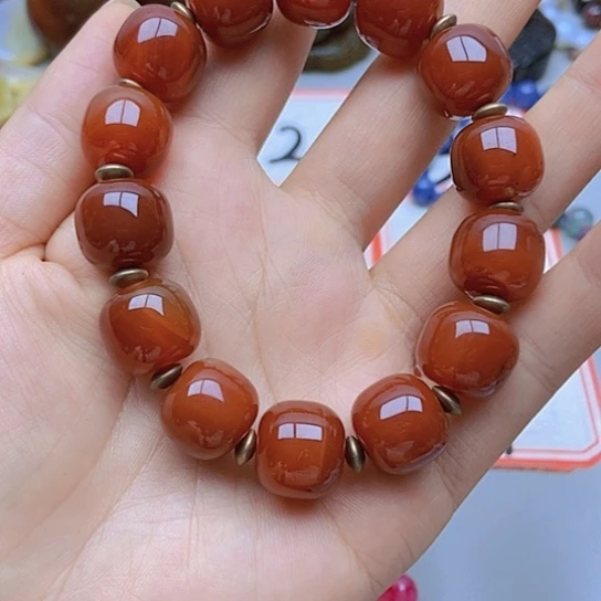 【闪购商品】玛瑙/玉髓手镯未镶嵌然**物