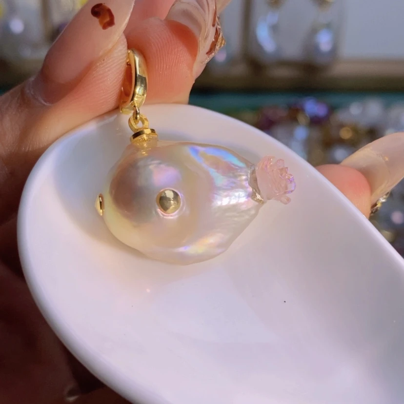 【闪购商品】淡水珍珠天然淡水珍珠合金