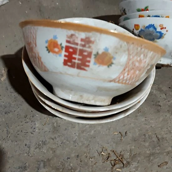 摆件陶瓷盘子碗啥都有瑕疵品不退不换
