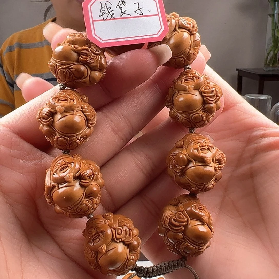 橄榄核手串/手链静*橄榄核雕橄榄核