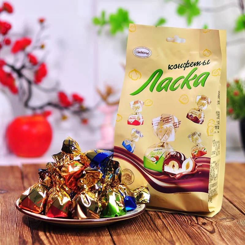 俄罗斯进口阿孔特多口味经典花生扁桃仁糖混合口味到（25年3月6日）