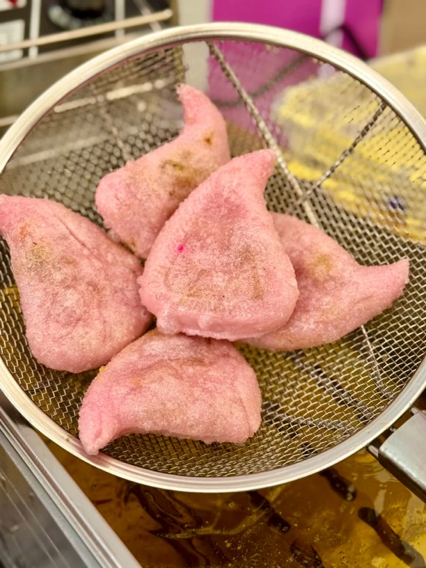 黄包包油粿店手工红粿传统手工无添加色素 薯粉