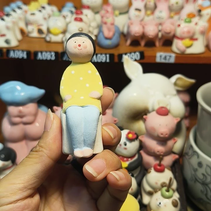 摆件福利插花插香陶瓷摆件