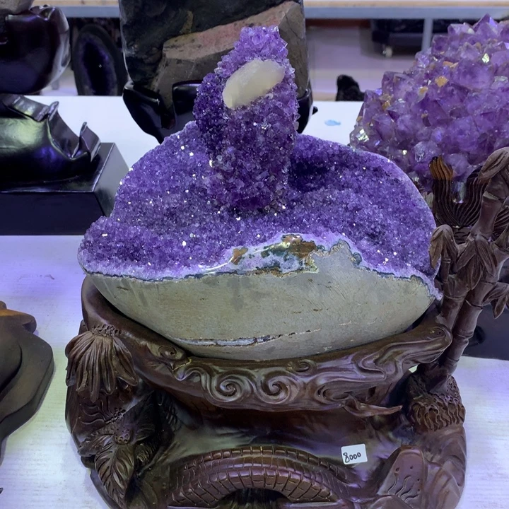 未镶嵌大型摆件（非配饰）紫晶