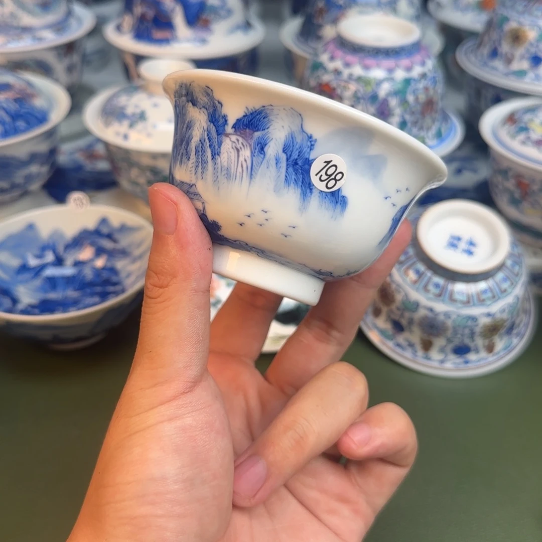彦祖纯手工手绘茶具198