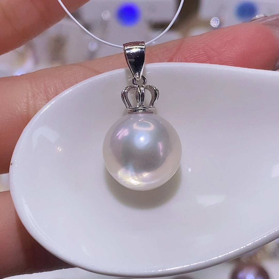 淡水珍珠颈饰银S925镶嵌