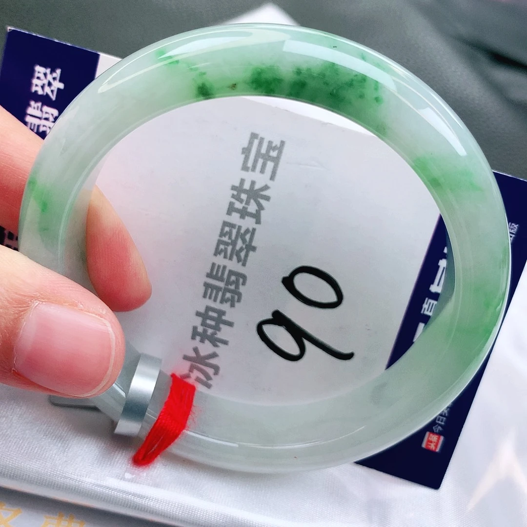 翡翠未镶嵌手镯缅甸天然a货翡翠手镯