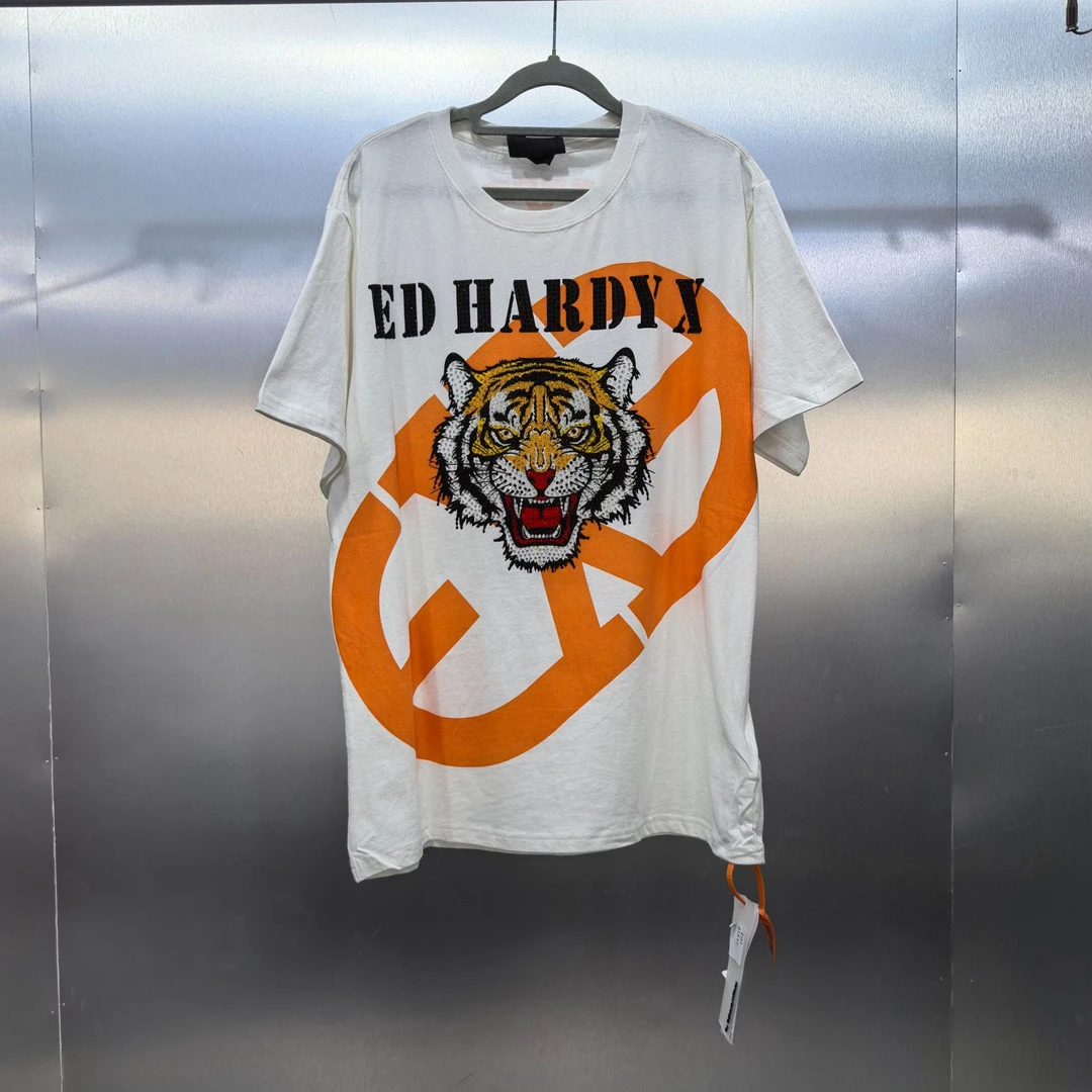 E01(ST)-31513-EDX夏季正面虎头印花时尚圆领半袖