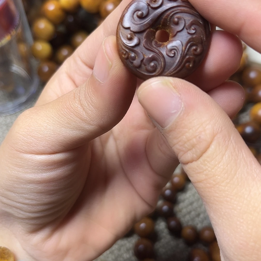 龙***羽柏木（崖柏）无事牌