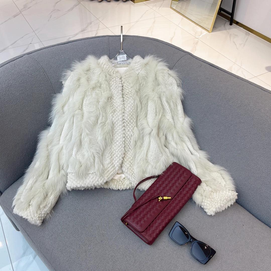 【琪琪】原创设计师狐狸毛皮草外套3269