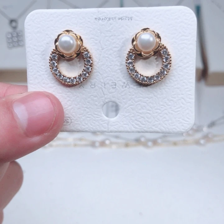 耳饰未镶嵌淡水珍珠