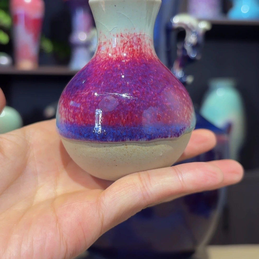 陶陶瓷工艺艺术豆豆瓶