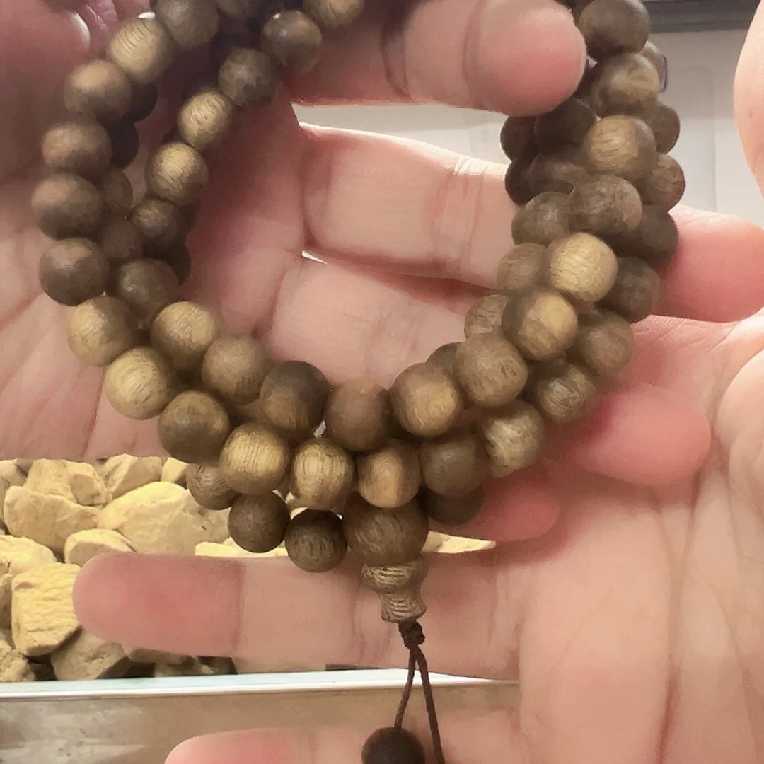 沉香手串圆珠多圈