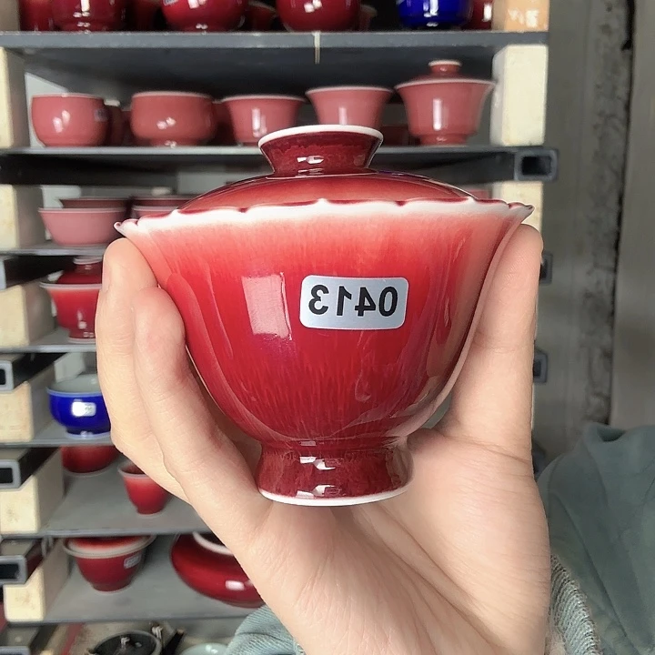 瓷片景德镇郎红陶瓷