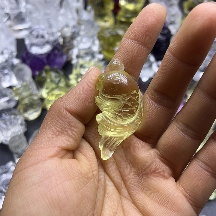 水晶摆件未镶嵌吊坠