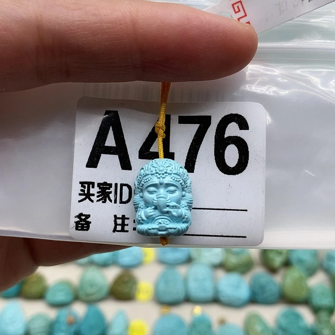 未镶嵌绿松石珠宝奇石