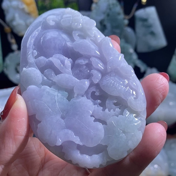 【闪购商品】颈饰未镶嵌翡翠喜上