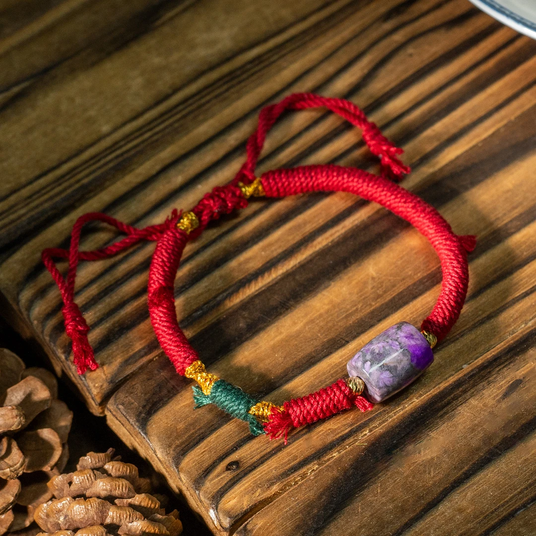 世间臻宝-18K金舒俱来本命红手绳/多样性发一/手围15+/P6039/均10