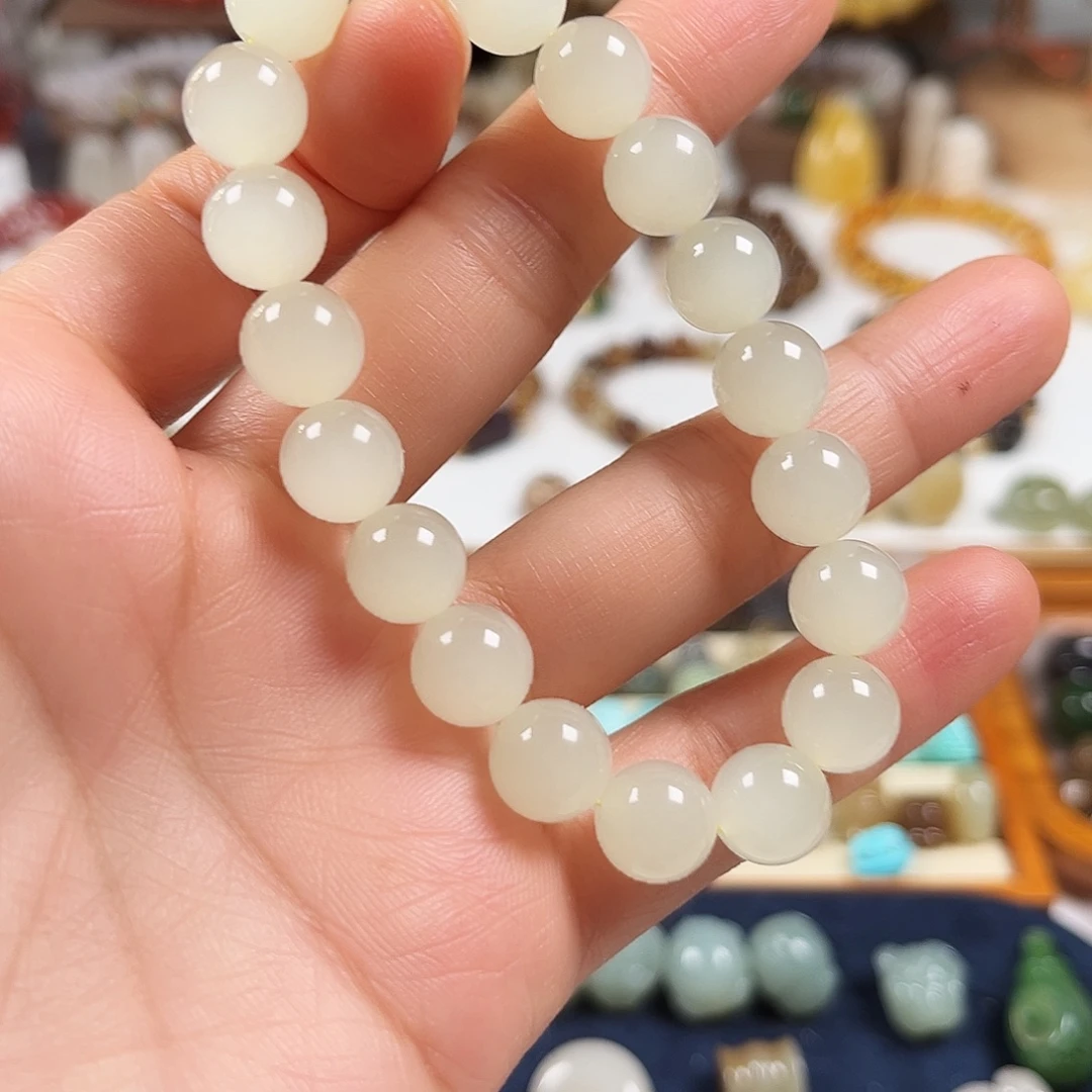 和田玉未镶嵌手链