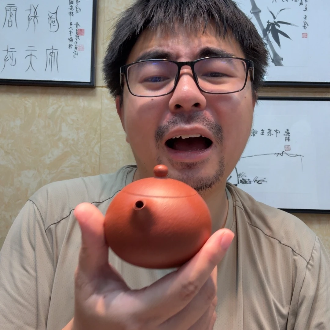极***子紫砂茶杯微瑕的朱泥