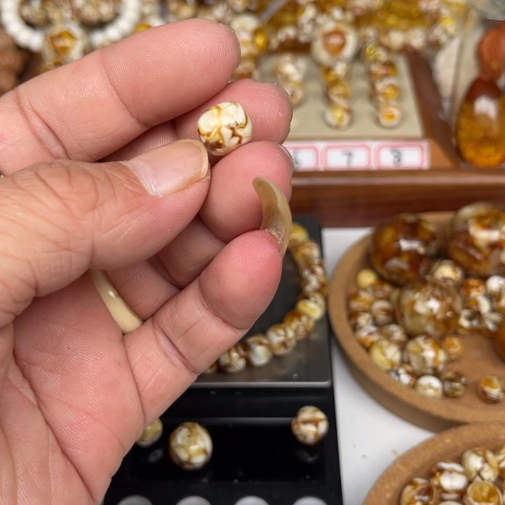 未镶嵌琥珀裸石︶**湮18号