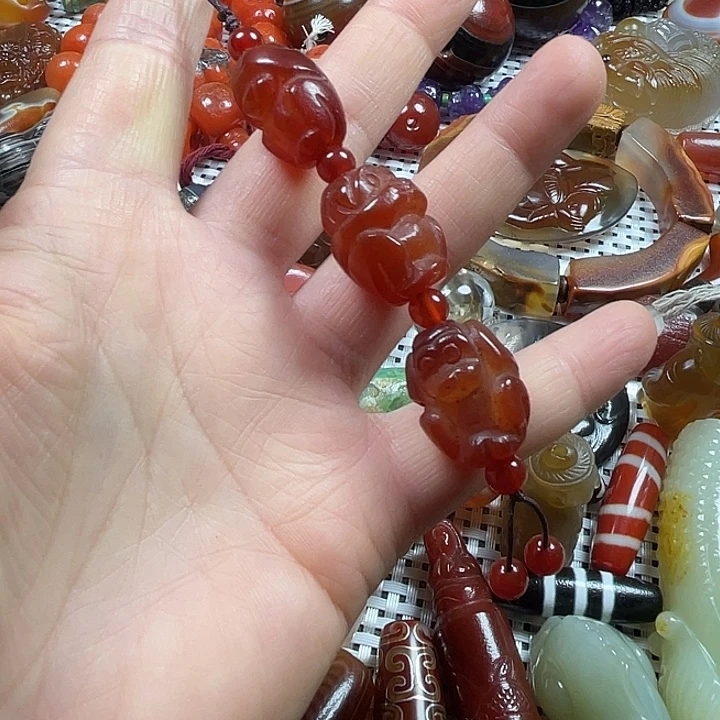 玛瑙/玉髓未镶嵌挂件