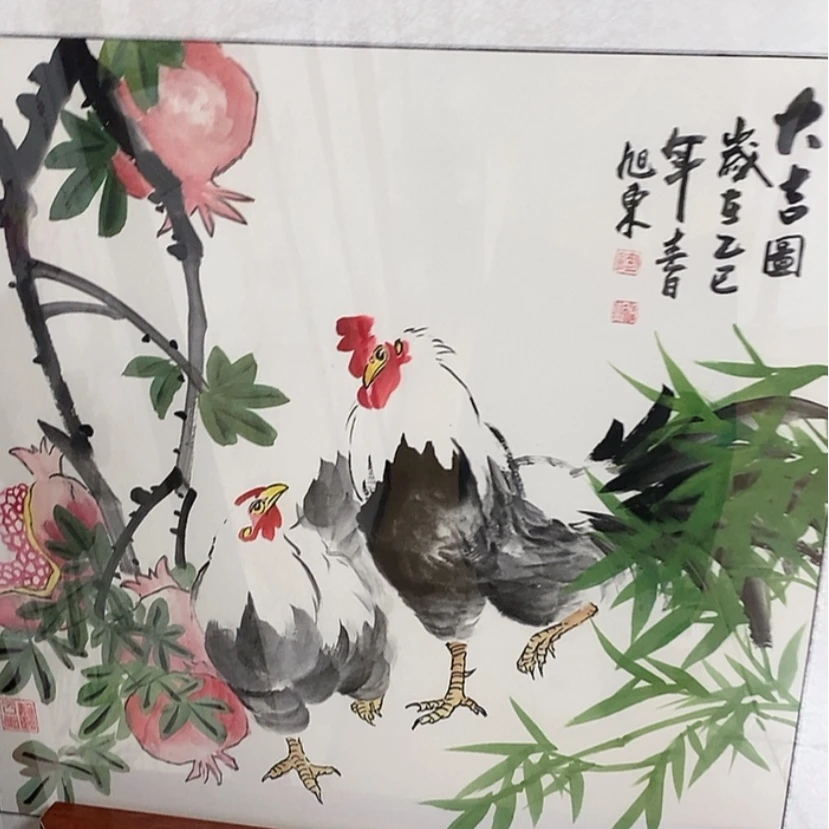【闪购商品】国画手绘国画带框76.76
