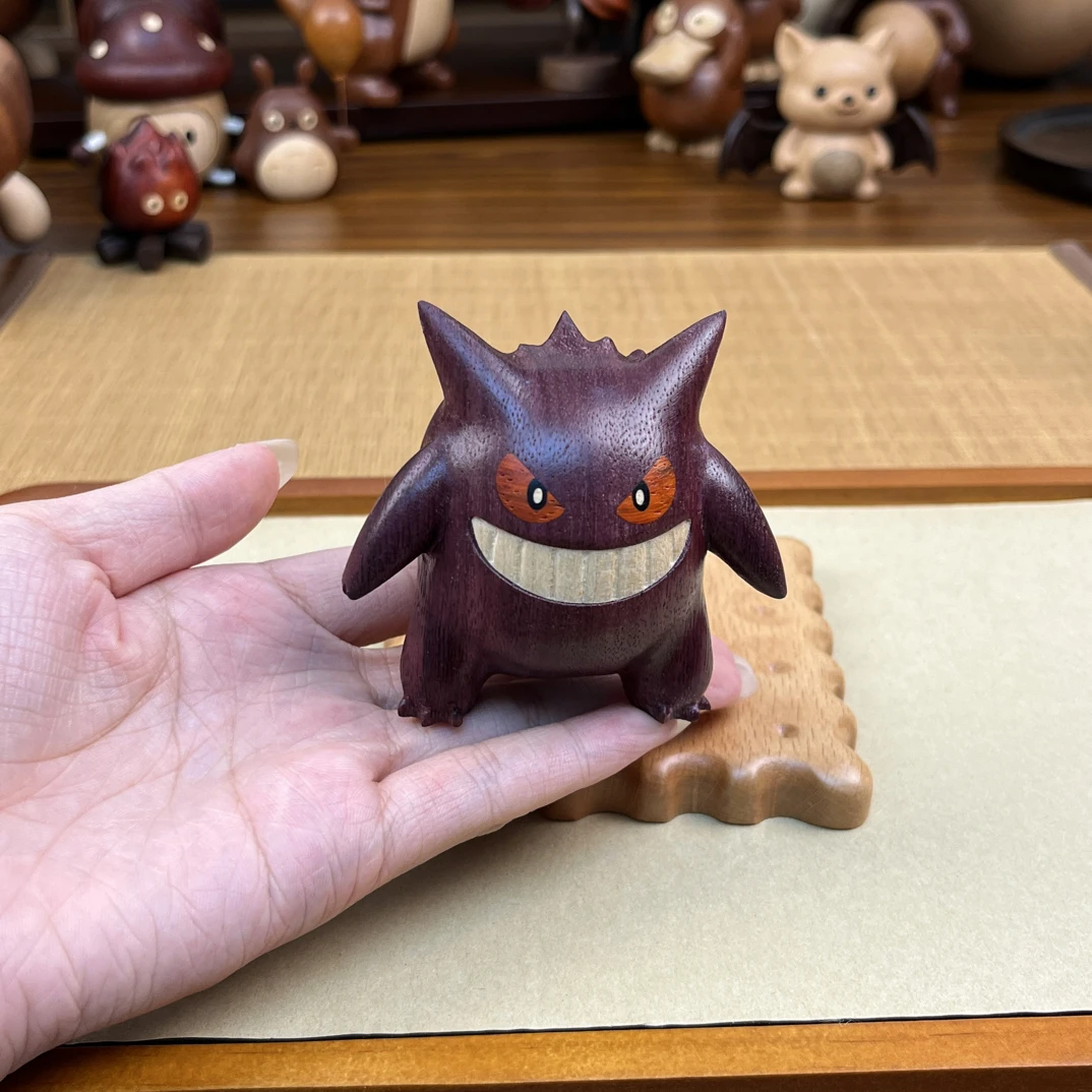 天然紫芯苏木耿鬼雕刻桌面摆件