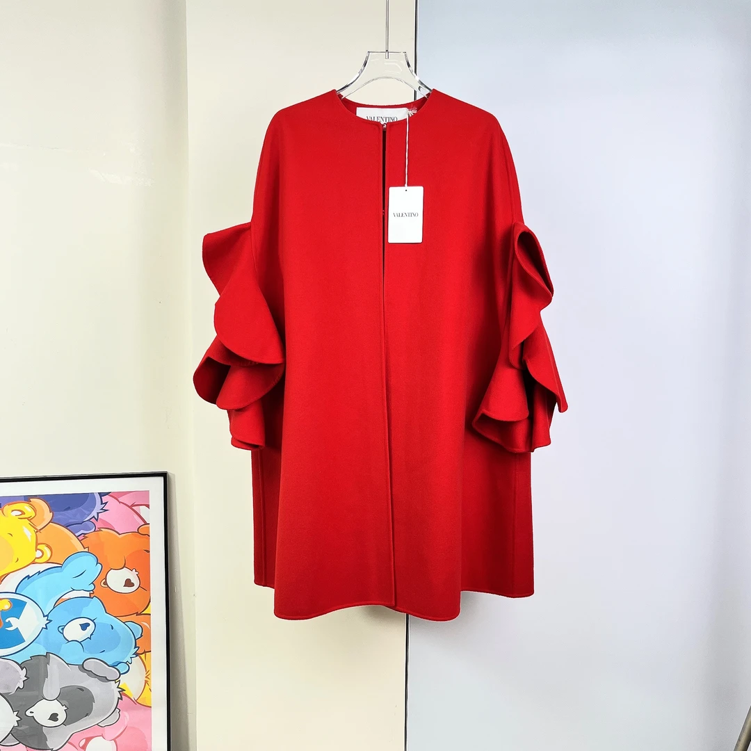 99新 Valentino/华伦天奴 斗篷外套/38码/Xsp33202
