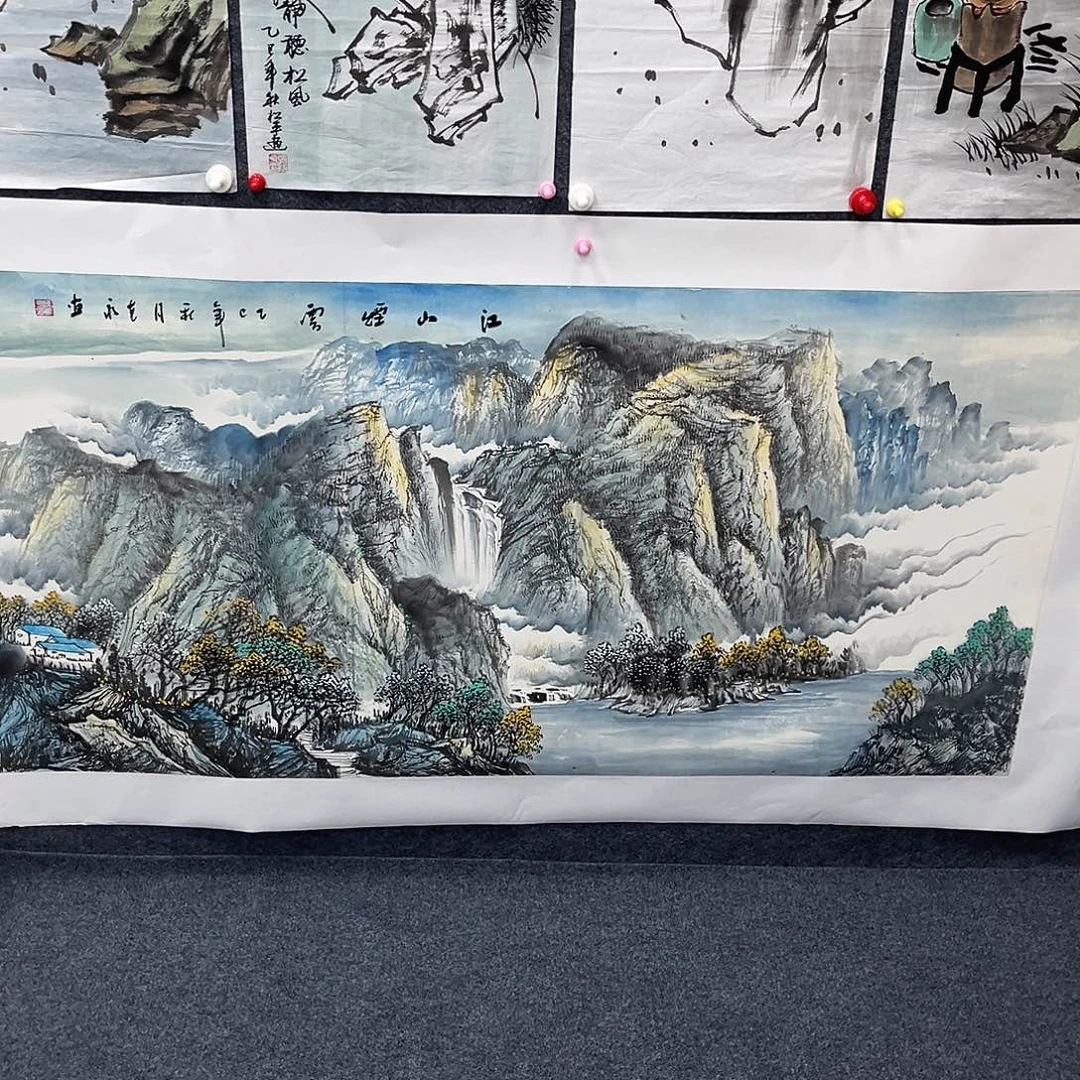 国画作品全场放漏