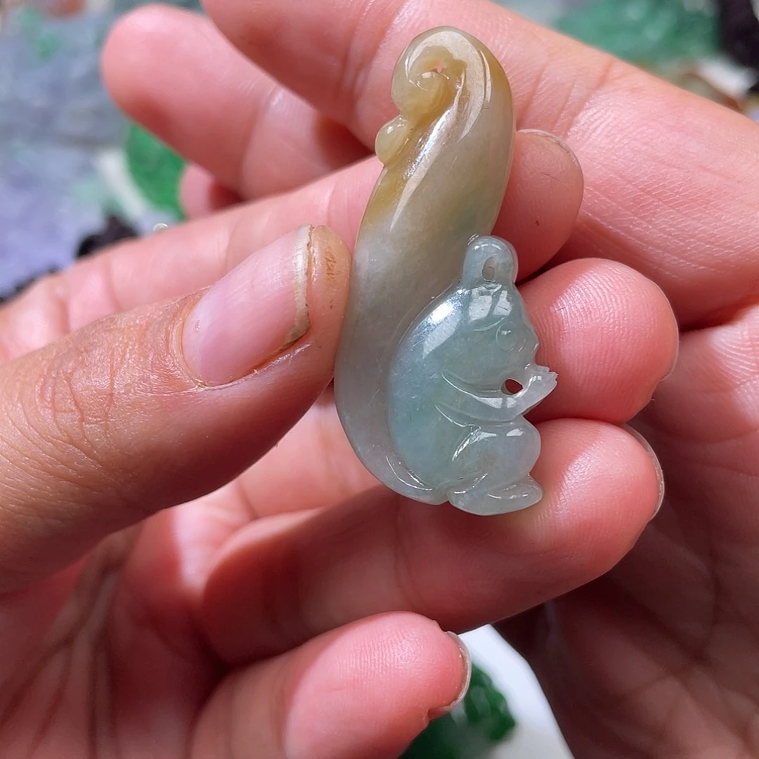 颈饰未镶嵌翡翠翡玉缘翡翠