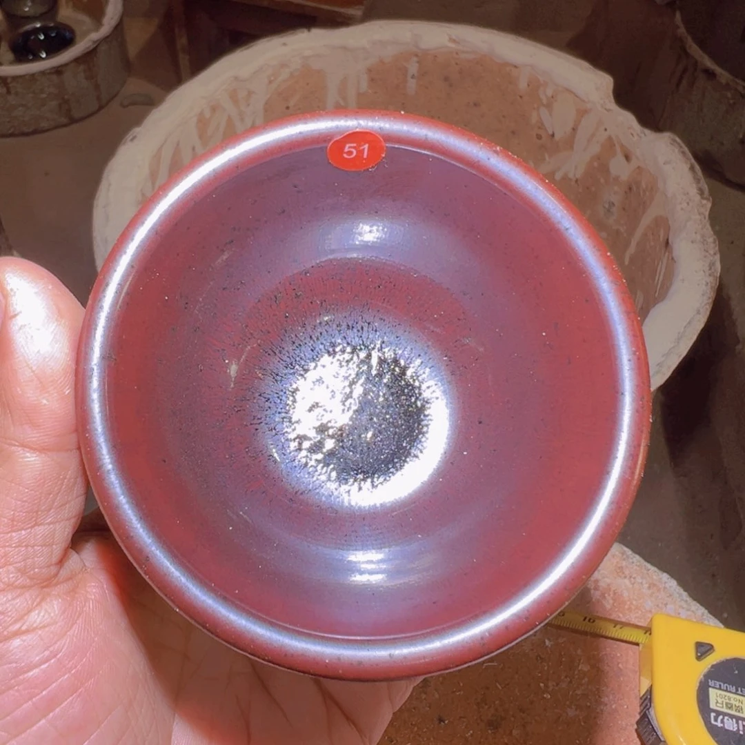 茶盏51 建窑建盏长聚龙窑