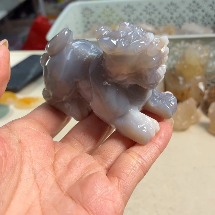 玛瑙/玉髓未镶嵌吊坠(不含链)
