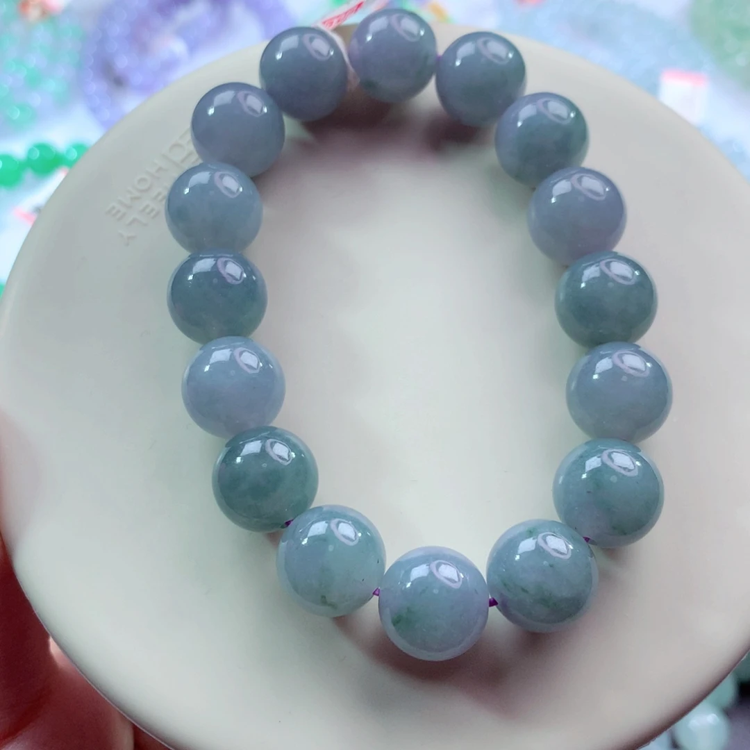 翡翠未镶嵌手链卡12.5