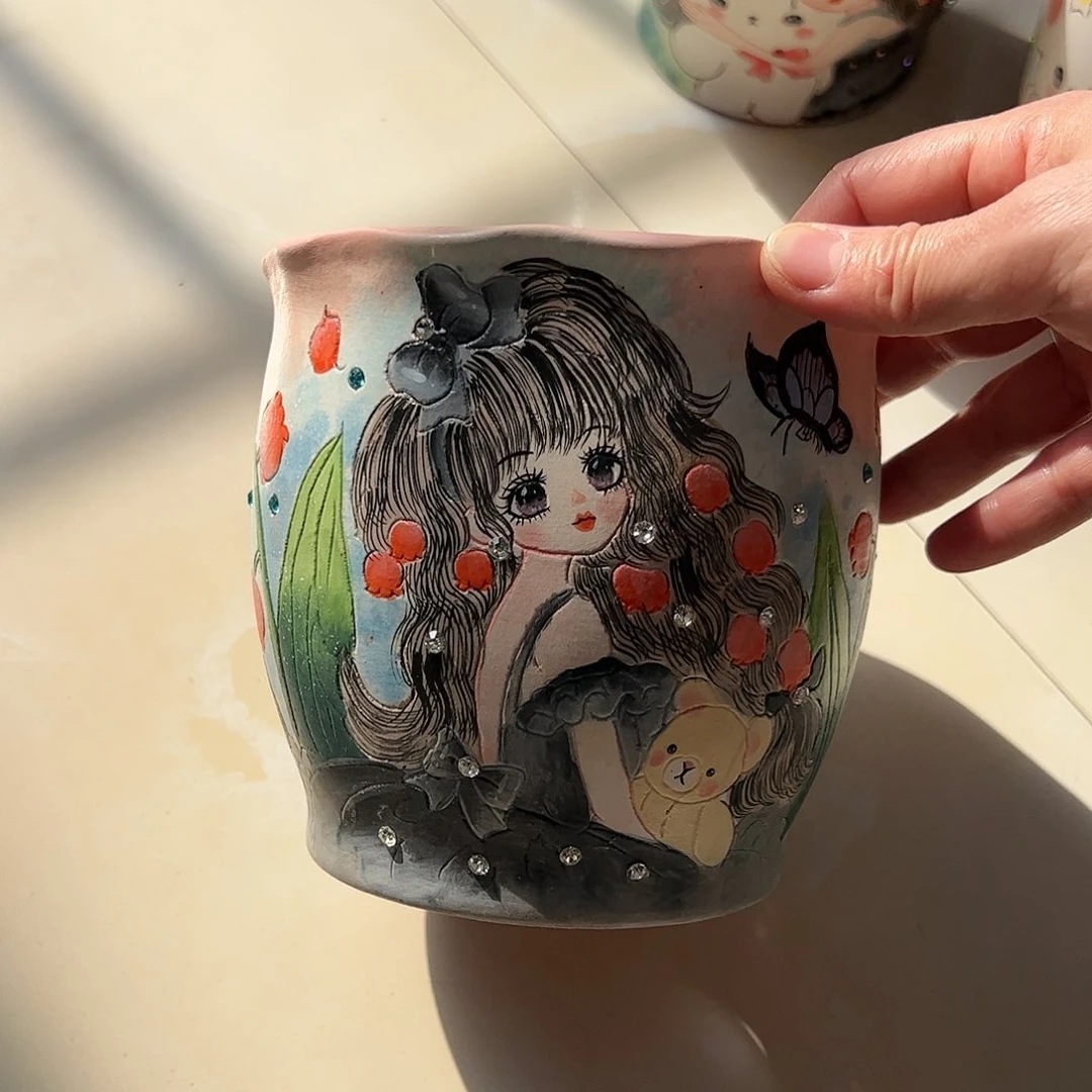 景德镇陶瓷花盆景德镇陶瓷花盆