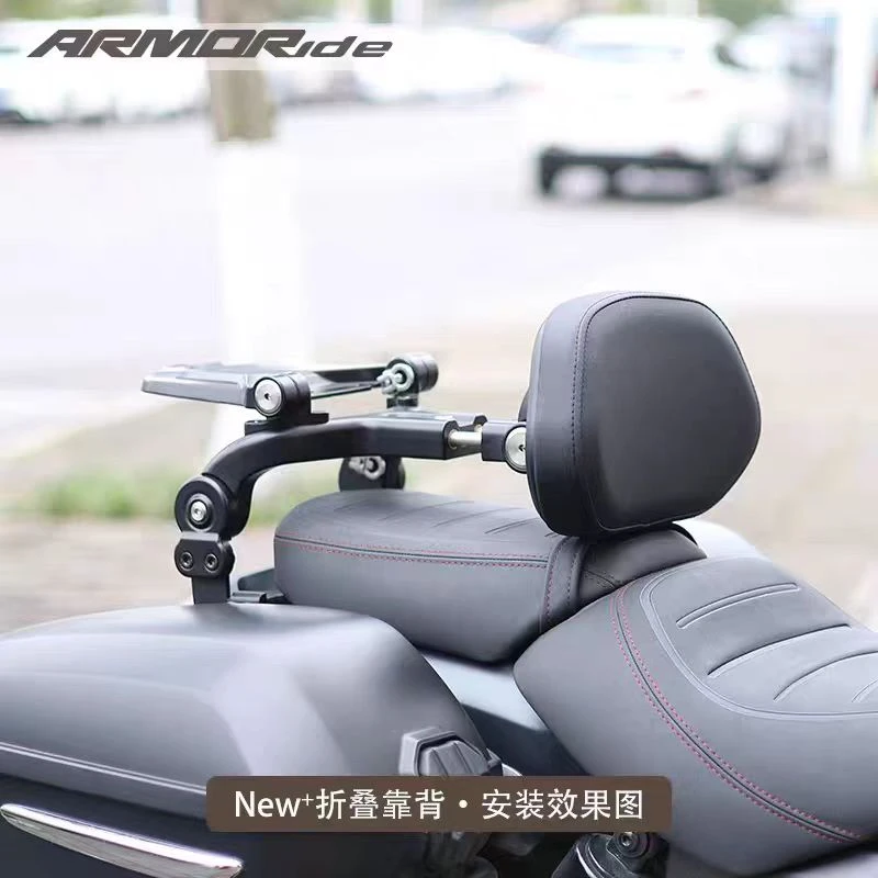 25款折叠靠背带货架铝合金豪爵TR300金吉拉3500黑旗500无极CU625