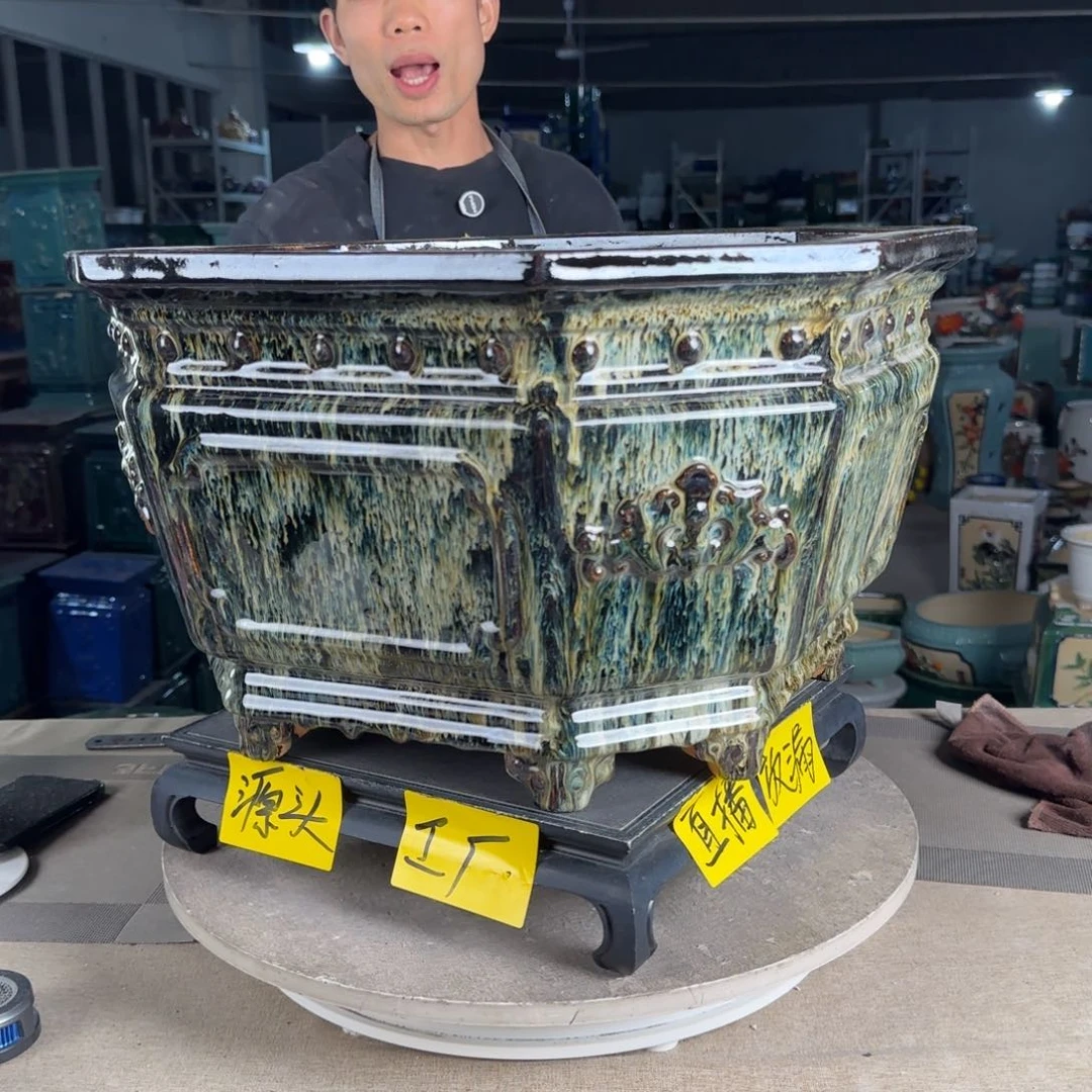 一风堂石湾花盆。347