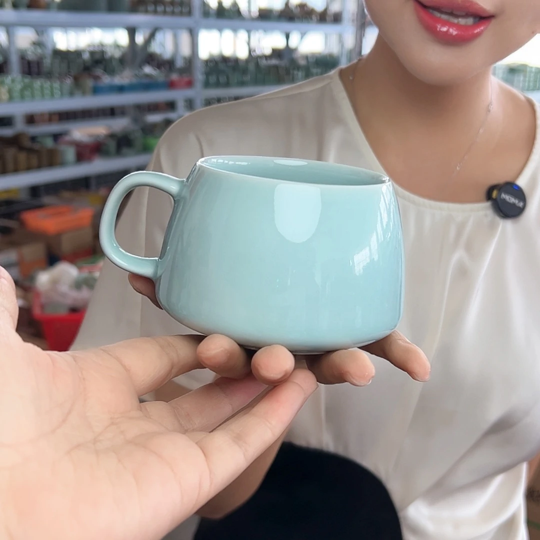 龙泉云间青瓷小米茶器