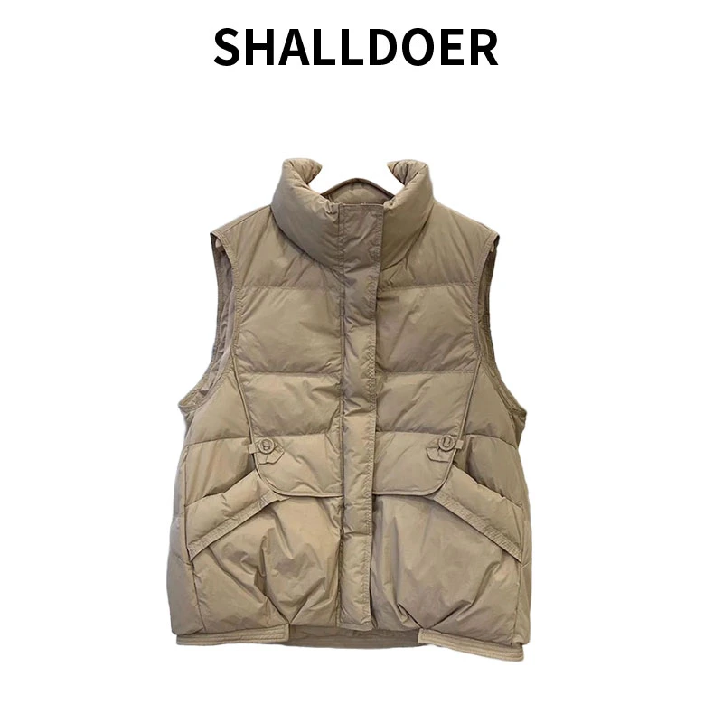 2025新款洋气高级感简约背心女韩版宽松显瘦百搭保暖马甲