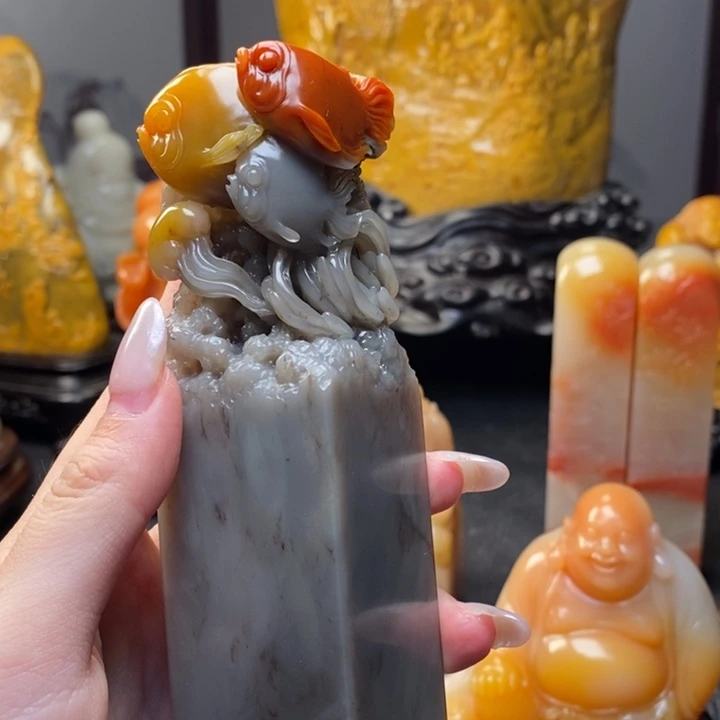 用***7寿山石寿山石雕刻