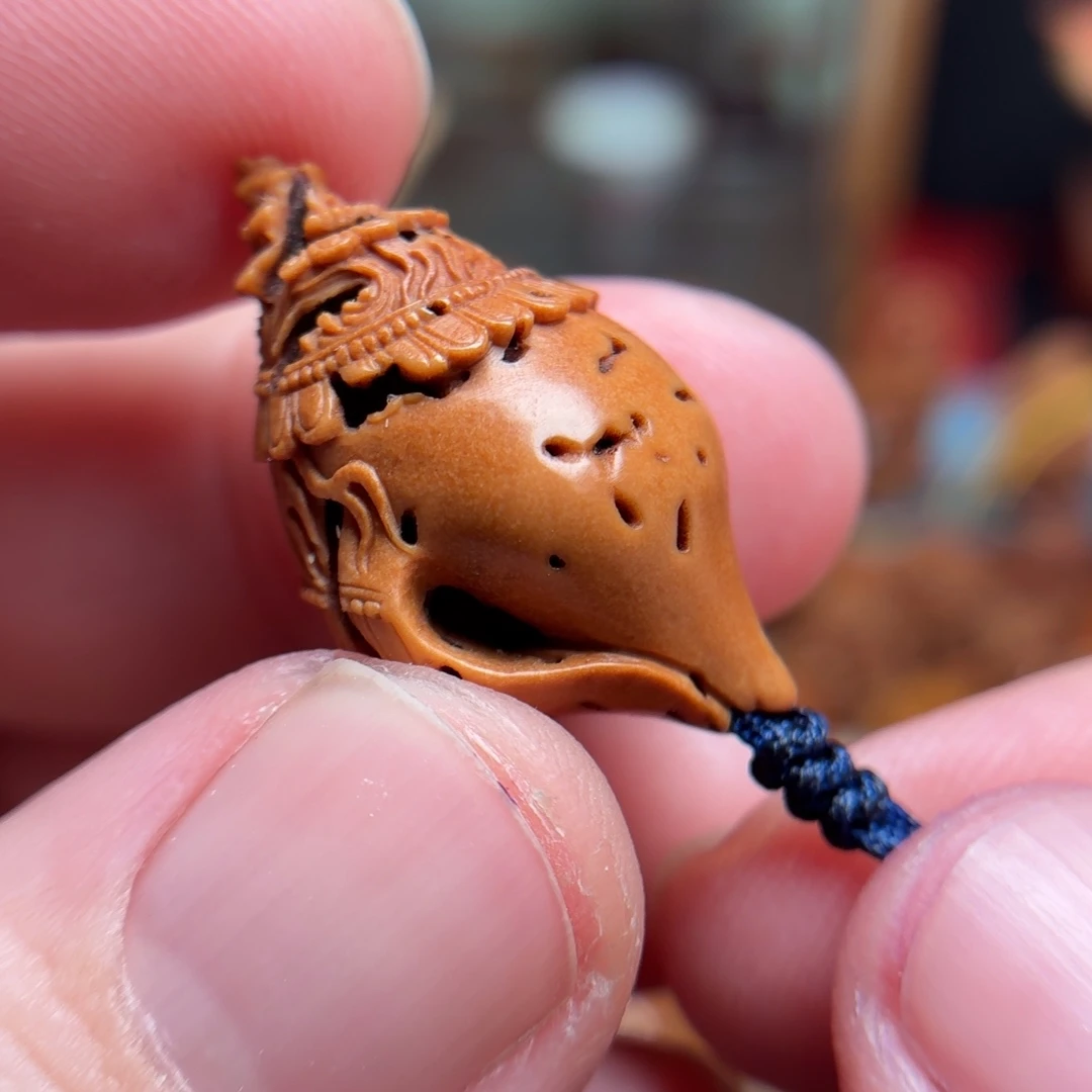 桃核圆雕左旋法螺