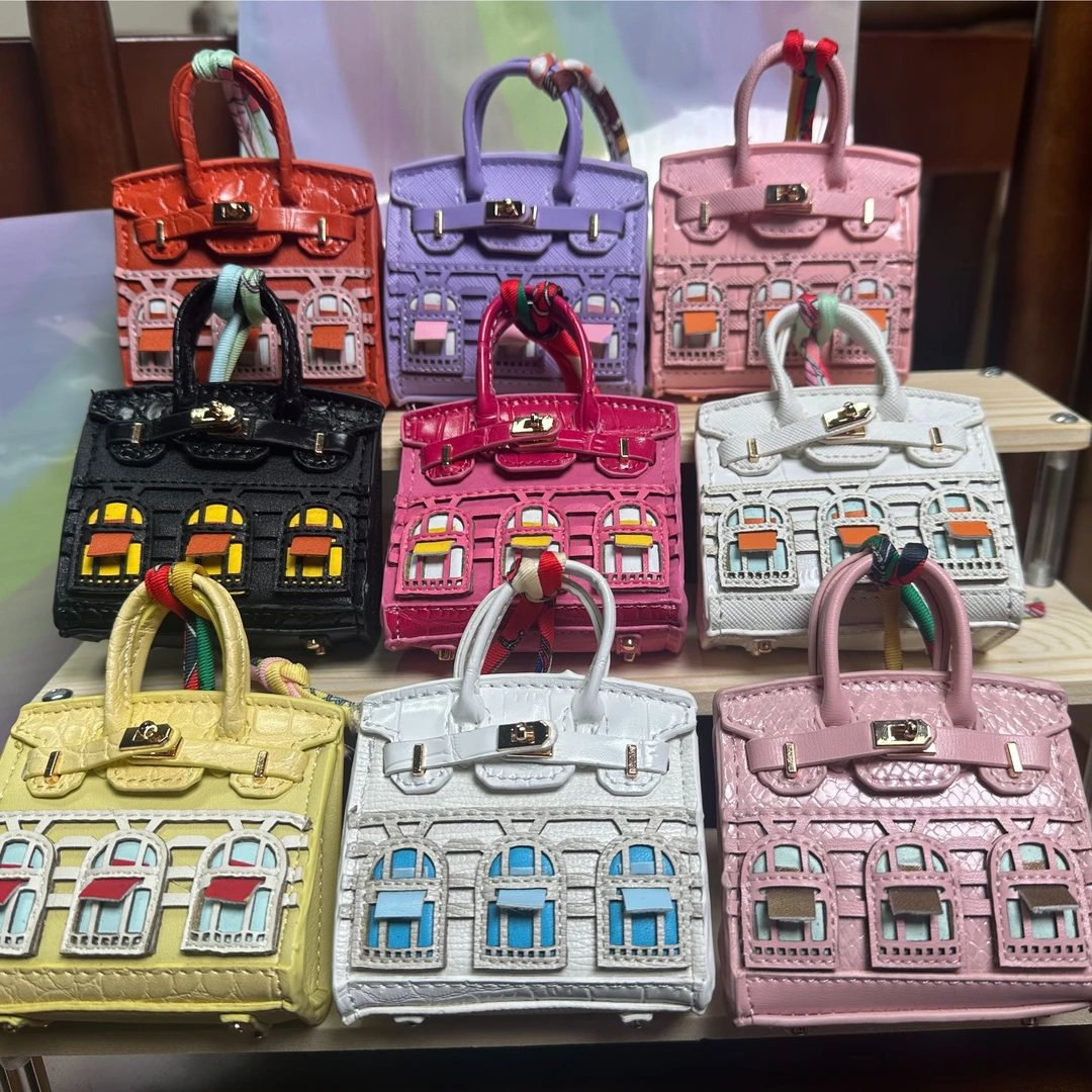 潮玩diy手工迷你包包经典百搭摆件饰品礼品创意可爱全包防摔立体