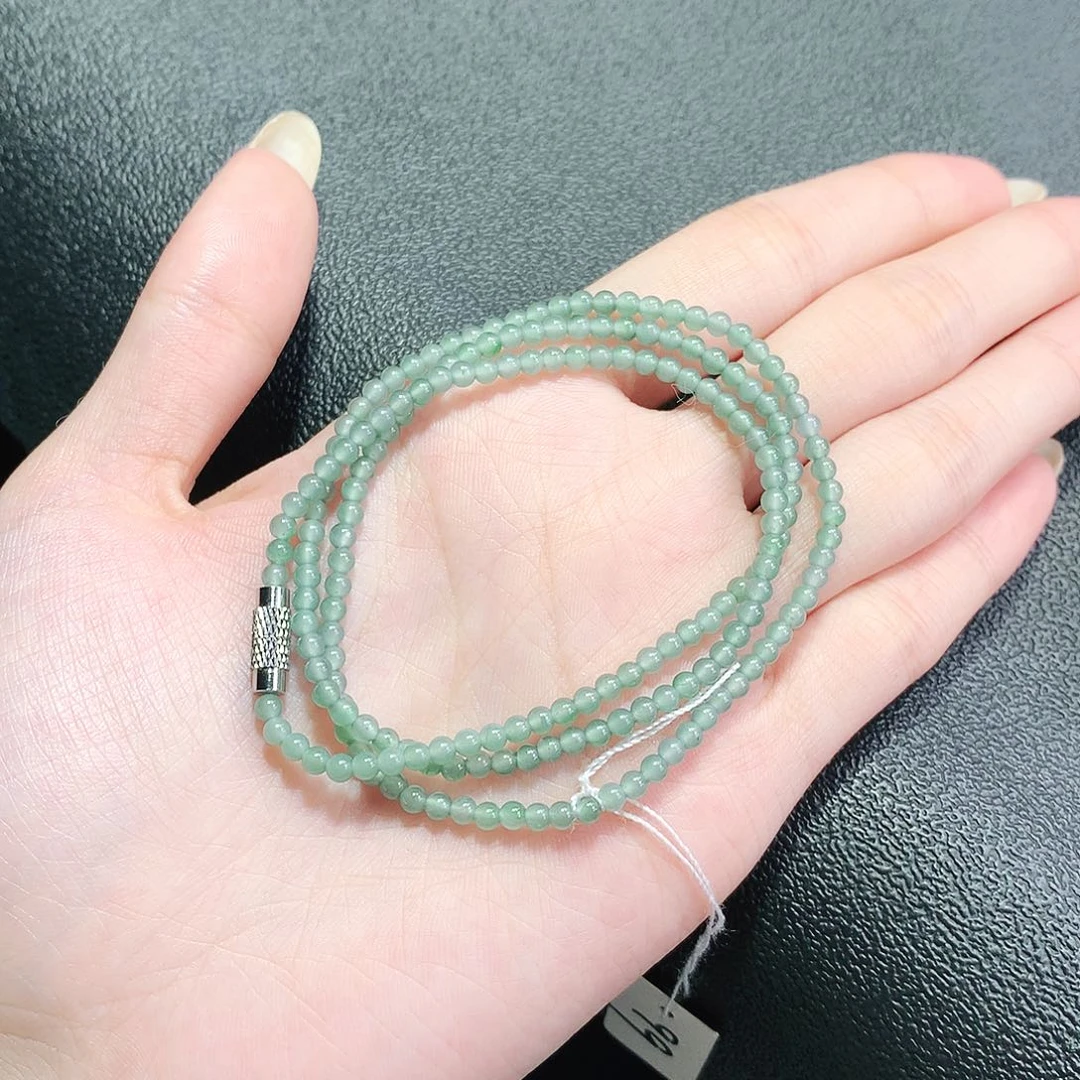 翡翠未镶嵌手链项链