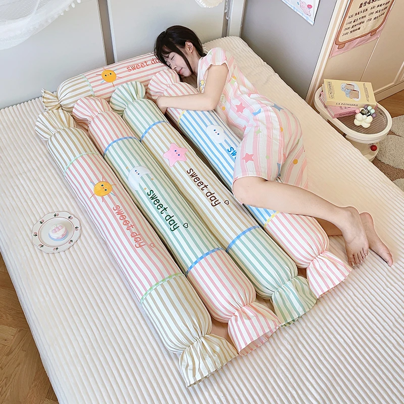 治愈系长条抱枕女生睡觉专用床上夹腿侧睡靠枕圆柱形枕头床头靠垫